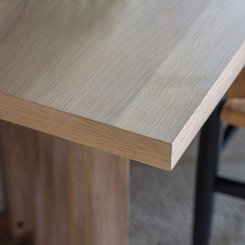 Product photograph of Okayama Oak Dining Table- 8 Seater from Choice Furniture Superstore.